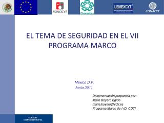 EL TEMA DE SEGURIDAD EN EL VII PROGRAMA MARCO