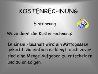 KOSTENRECHNUNG