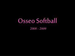 Osseo Softball