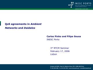 QoS agreements in Ambient Networks and Daidalos