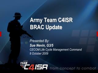 Army Team C4ISR BRAC Update