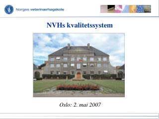 NVHs kvalitetssystem