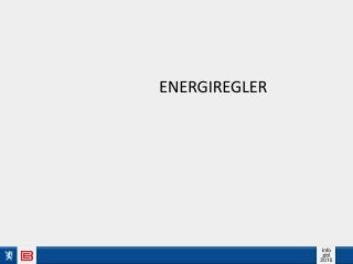 ENERGIREGLER