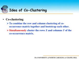 Idea of Co-Clustering