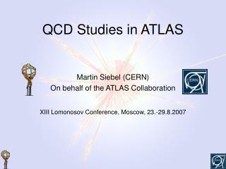 QCD Studies in ATLAS