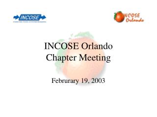 INCOSE Orlando Chapter Meeting