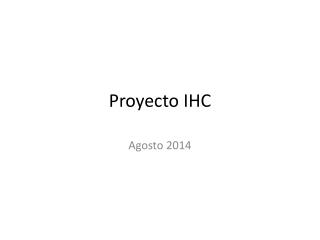 Proyecto IHC