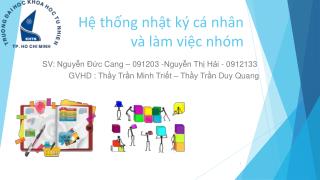 Hệ thống nhật ký cá nhân và làm việc nhóm