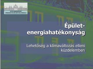 Épület-energiahatékonyság