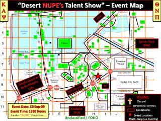 “Desert NUPE’s Talent Show” – Event Map