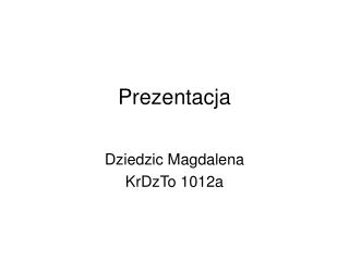 Prezentacja