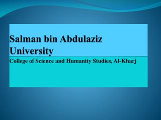 Salman bin Abdulaziz University