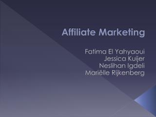 Affiliate Marketing
