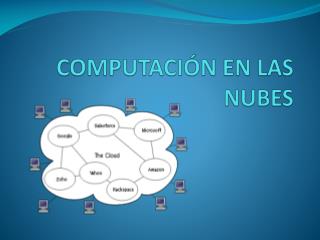 COMPUTACIÓN EN LAS NUBES