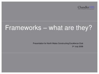 Frameworks – what are they?