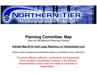 Planning Committee- Map Data for the Biennial Planning Process