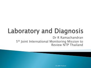 Laboratory and Diagnosis