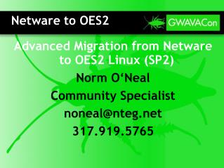 Netware to OES2