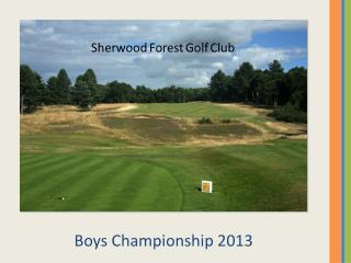 Boys Championship 2013