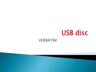 USB disc