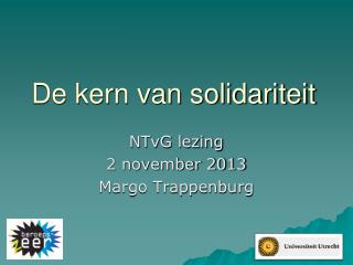 De kern van solidariteit