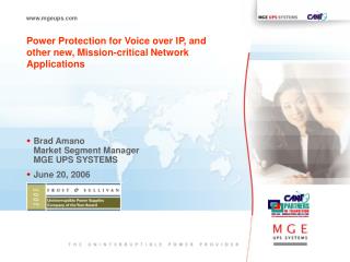 Power Protection for Voice over IP, and other new, Mission-critical Network Applications