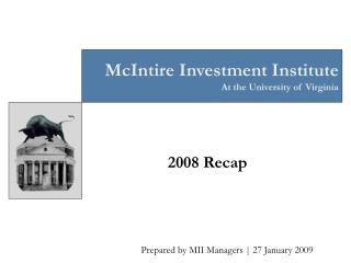 McIntire Investment Institute At the University of Virginia