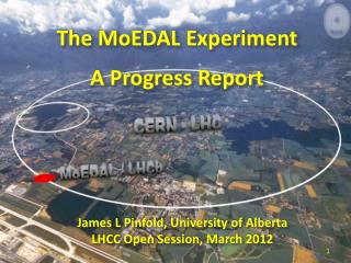 The MoEDAL Experiment A Progress Report