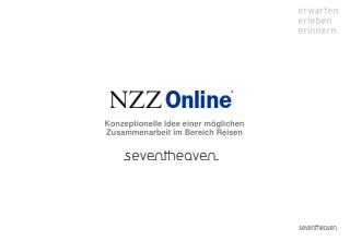 Konzeptionelle Idee einer möglichen Zusammenarbeit im Bereich Reisen