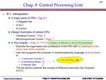 Chap. 8 Central Processing Unit