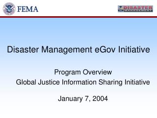 Disaster Management eGov Initiative