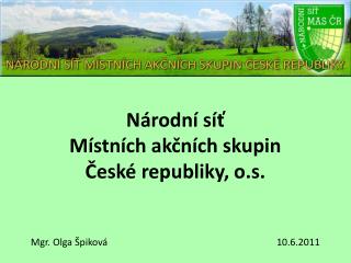 Národní síť Místních akčních skupin České republiky, o.s.