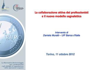 Torino, 11 ottobre 2012