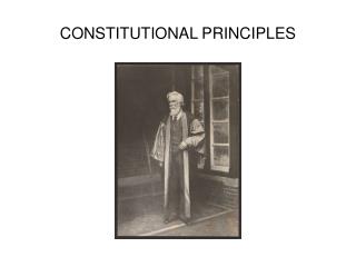 CONSTITUTIONAL PRINCIPLES