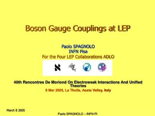 Boson Gauge Couplings at LEP