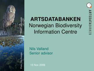 ARTSDATABANKEN Norwegian Biodiversity Information Centre