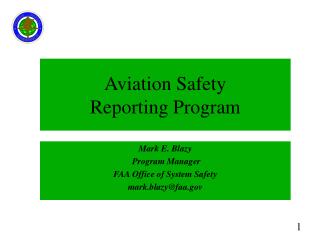 Aviation Safety Reporting Program