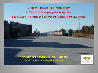 SANMAR CONSULTING GROUP Email: sanmarconsulting@bigpond