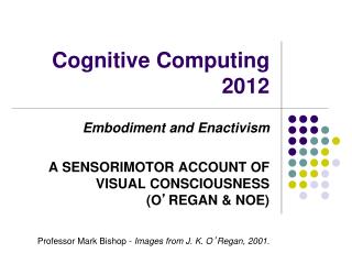 Cognitive Computing 2012