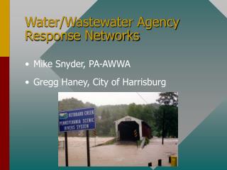 Water/Wastewater Agency Response Networks