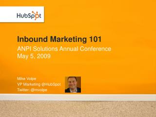 Inbound Marketing 101