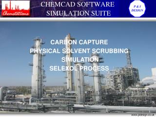 CARBON CAPTURE PHYSICAL SOLVENT SCRUBBING SIMULATION SELEXOL PROCESS