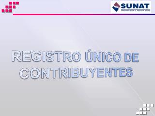 REGISTRO ÚNICO DE CONTRIBUYENTES