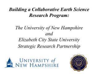 Building a Collaborative Earth Science Research Program: