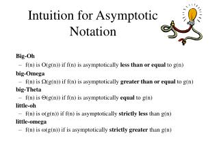 Intuition for Asymptotic Notation