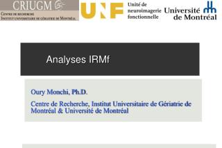 Analyses IRMf