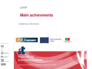 Main achievments