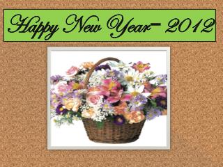 Happy New Year - 2012