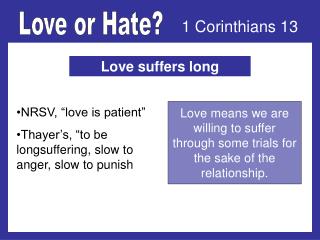 Love or Hate?