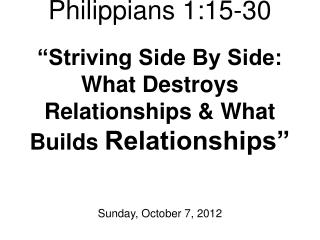 Sunday, October 7, 2012